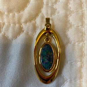 Crushed Opal Pendant
